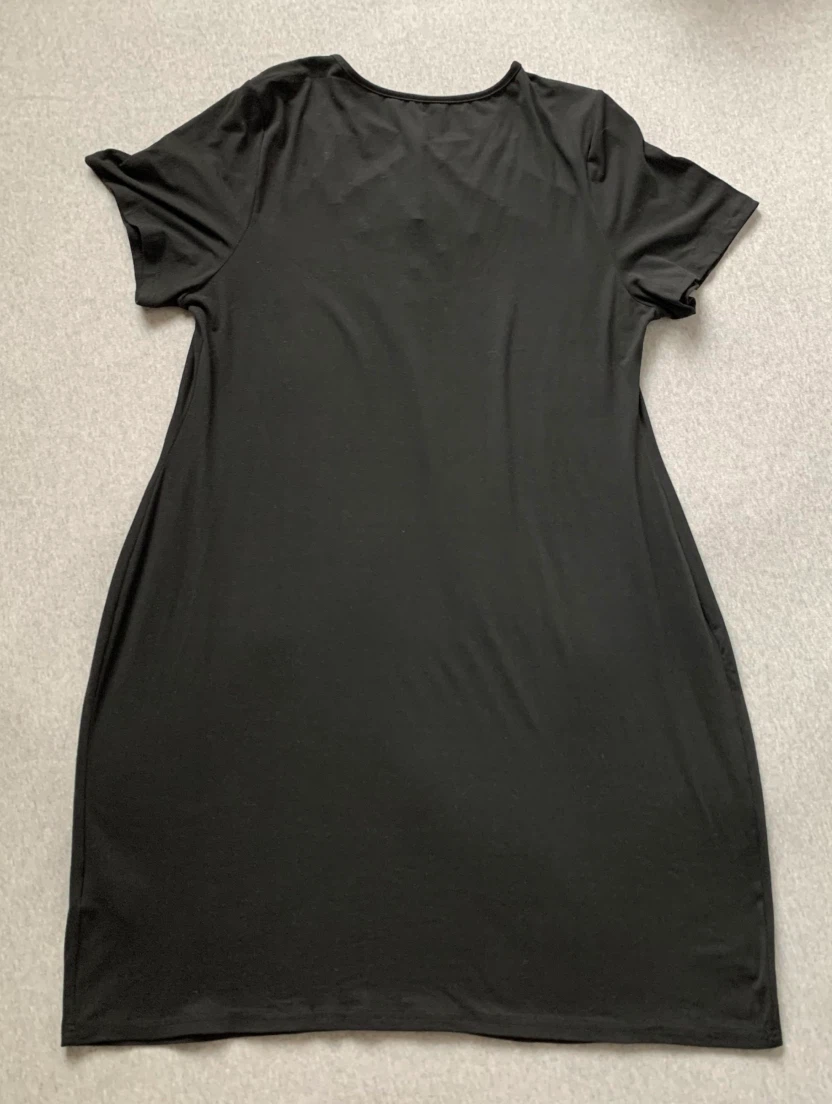 Black Lattice Neck Dress - Size 3XL - photo 2
