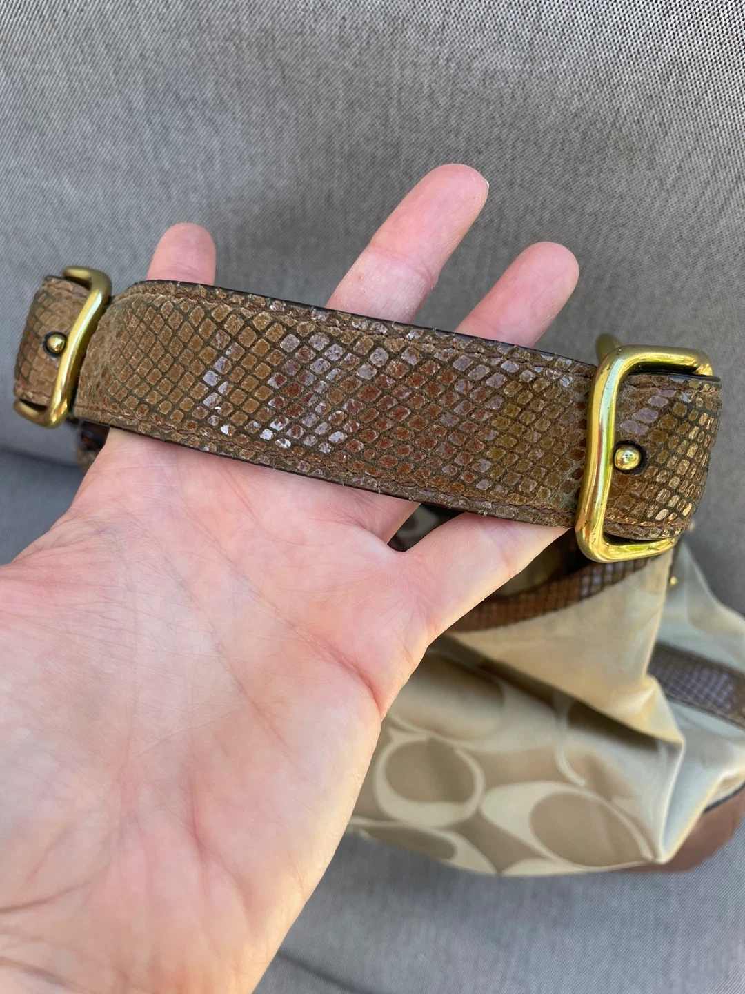 Coach Monogram Shoulder Bag - photo 3