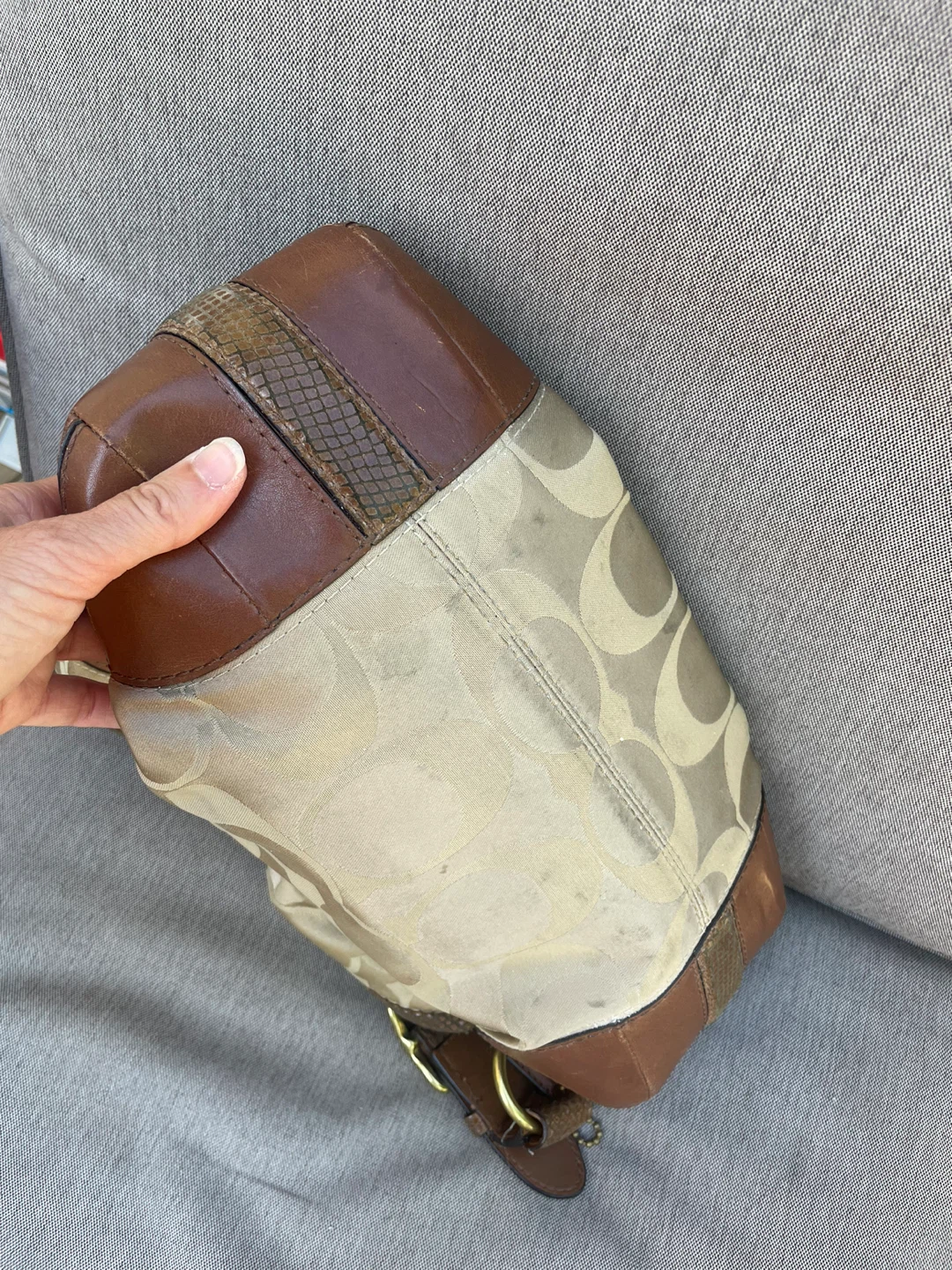Coach Monogram Shoulder Bag - photo 4