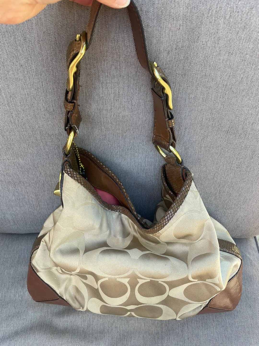 Coach Monogram Shoulder Bag - photo 2