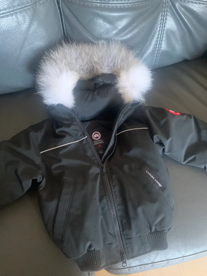 Canada Goose Youth Black Bomber Jacket