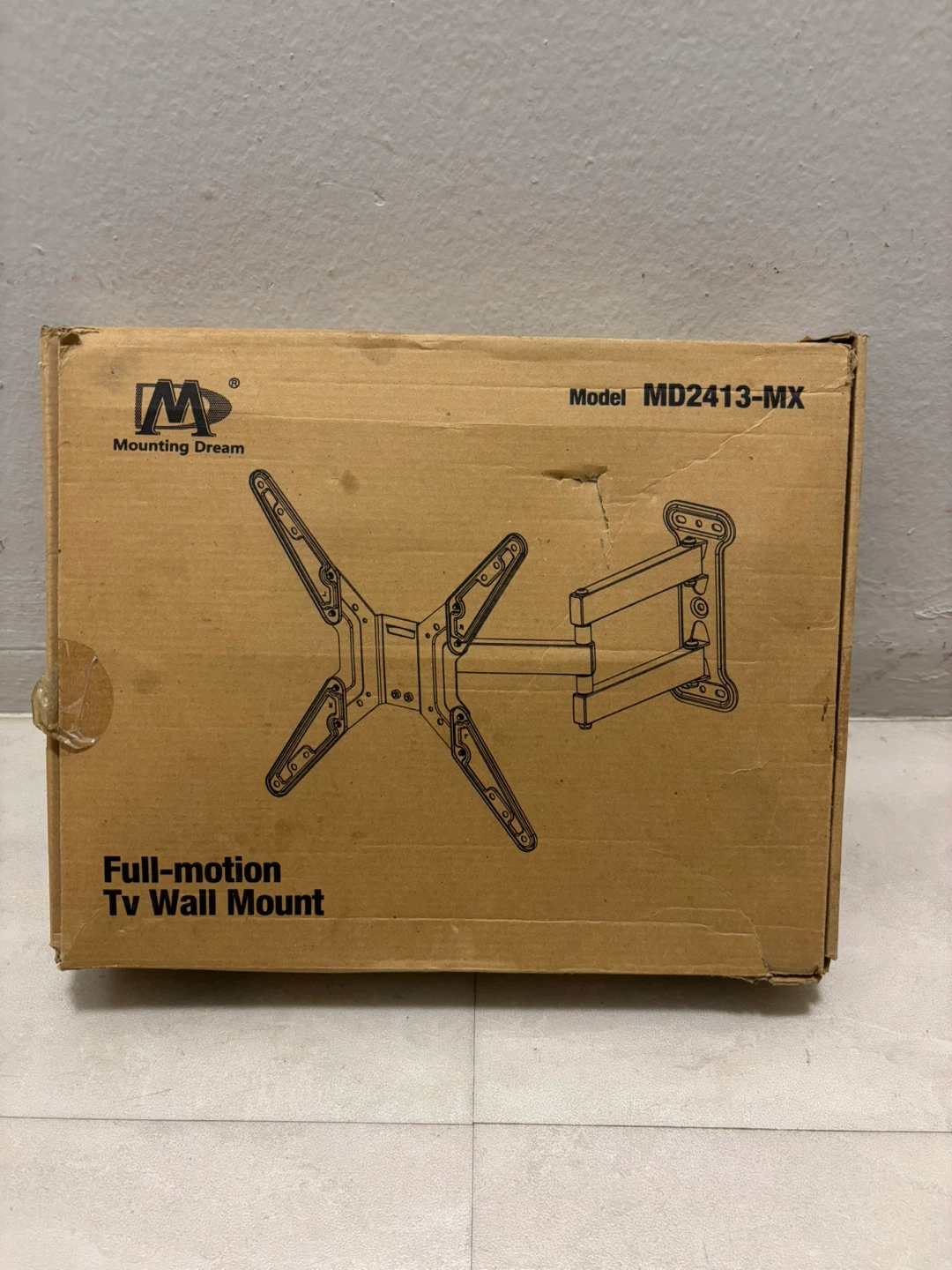 Mounting Dream Full-motion TV Wall Mount MD2413-MX
