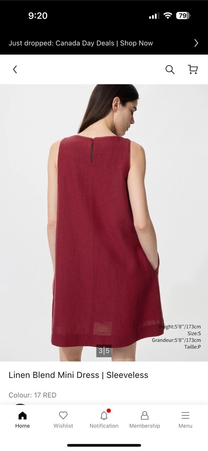 Uniqlo size S Linen Blend Dress - photo 2