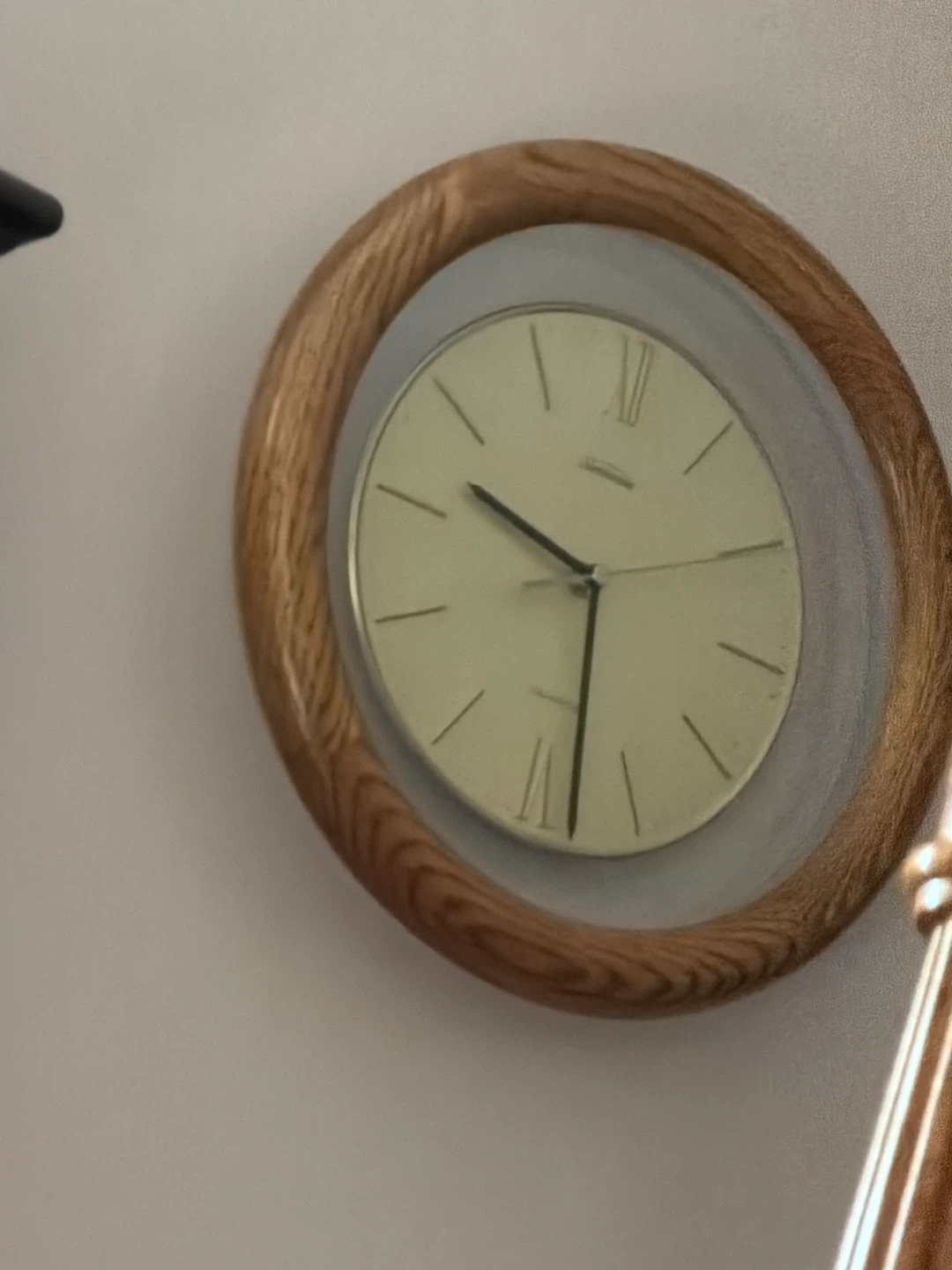 Wooden Framed Wall Clock