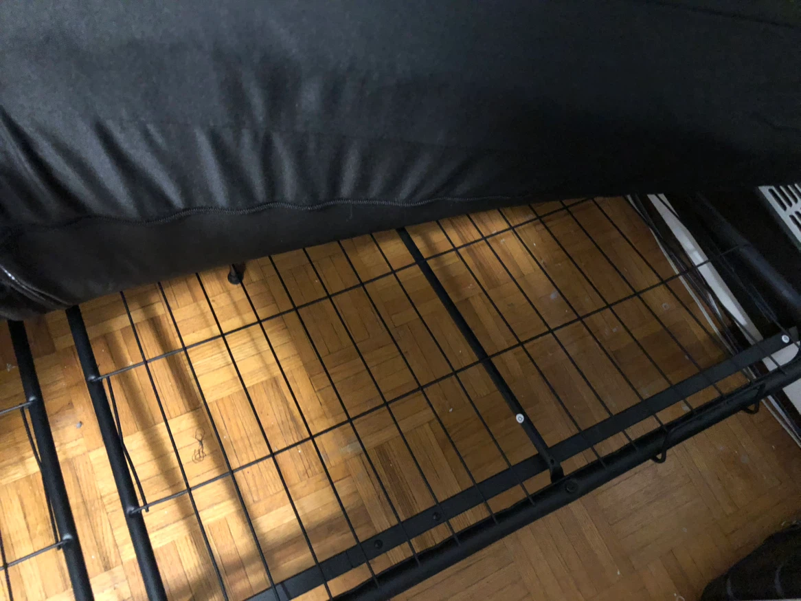NEW Black Futon Sofa - photo 3