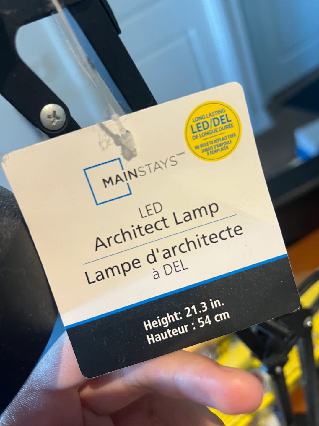 Mainstays LED Architect Lamp - Black - photo 2