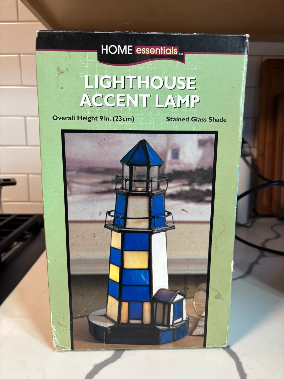 Home Essentials Lighthouse Accent Lamp - Stained Glass Shade - photo 5