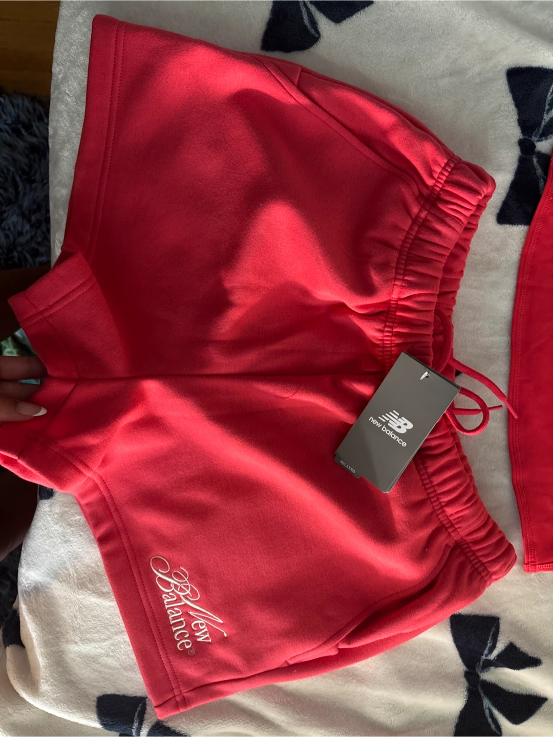 New Balance Red Athletic Set - Top & Shorts - photo 2