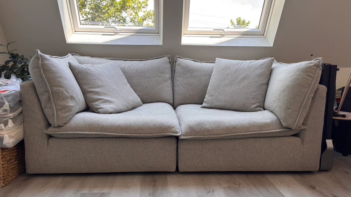 Sundays Chill Time 2-Piece Modular Sofa – Heather Grey