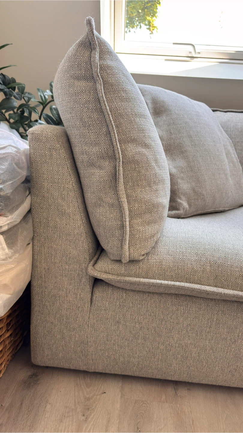 Sundays Chill Time 2-Piece Modular Sofa – Heather Grey - photo 4