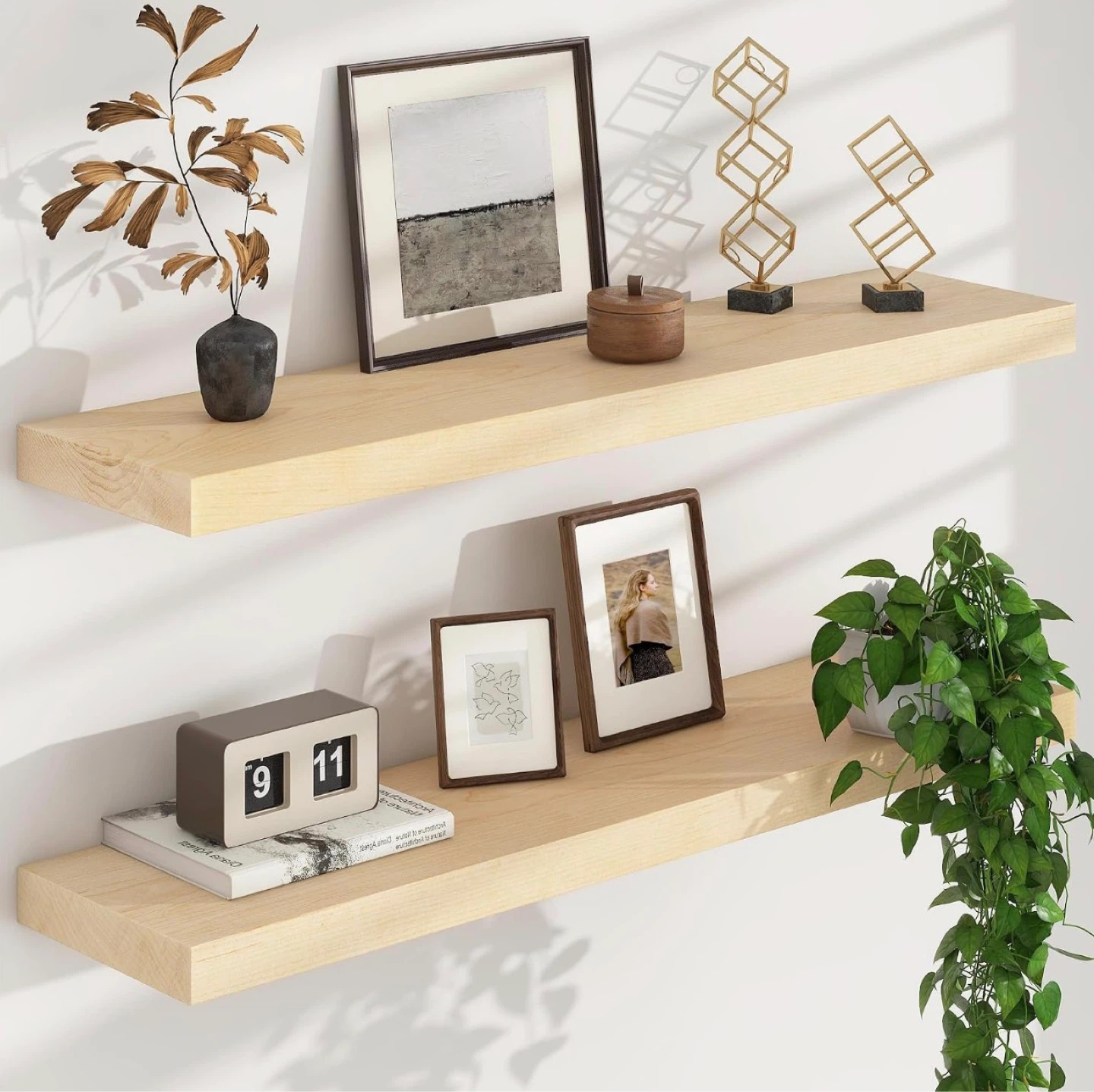 Imperative Decor 36” Shelves - set of 2 - Unfinished - BNIB