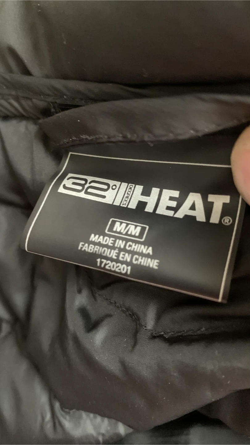 “32 Degrees Heat” Ladies Black Puffer Jacket - Size Medium - photo 4