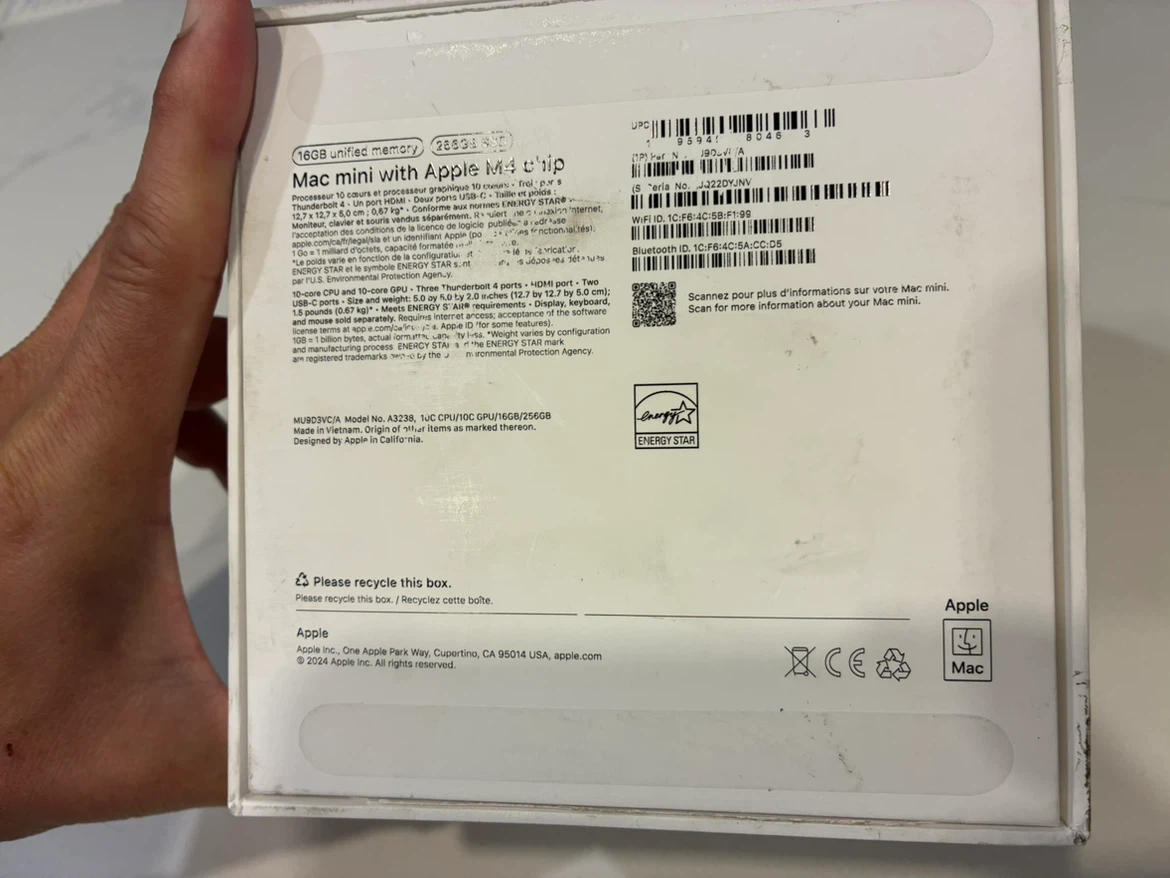 Mac Mini M4 with Apple warranty - photo 2