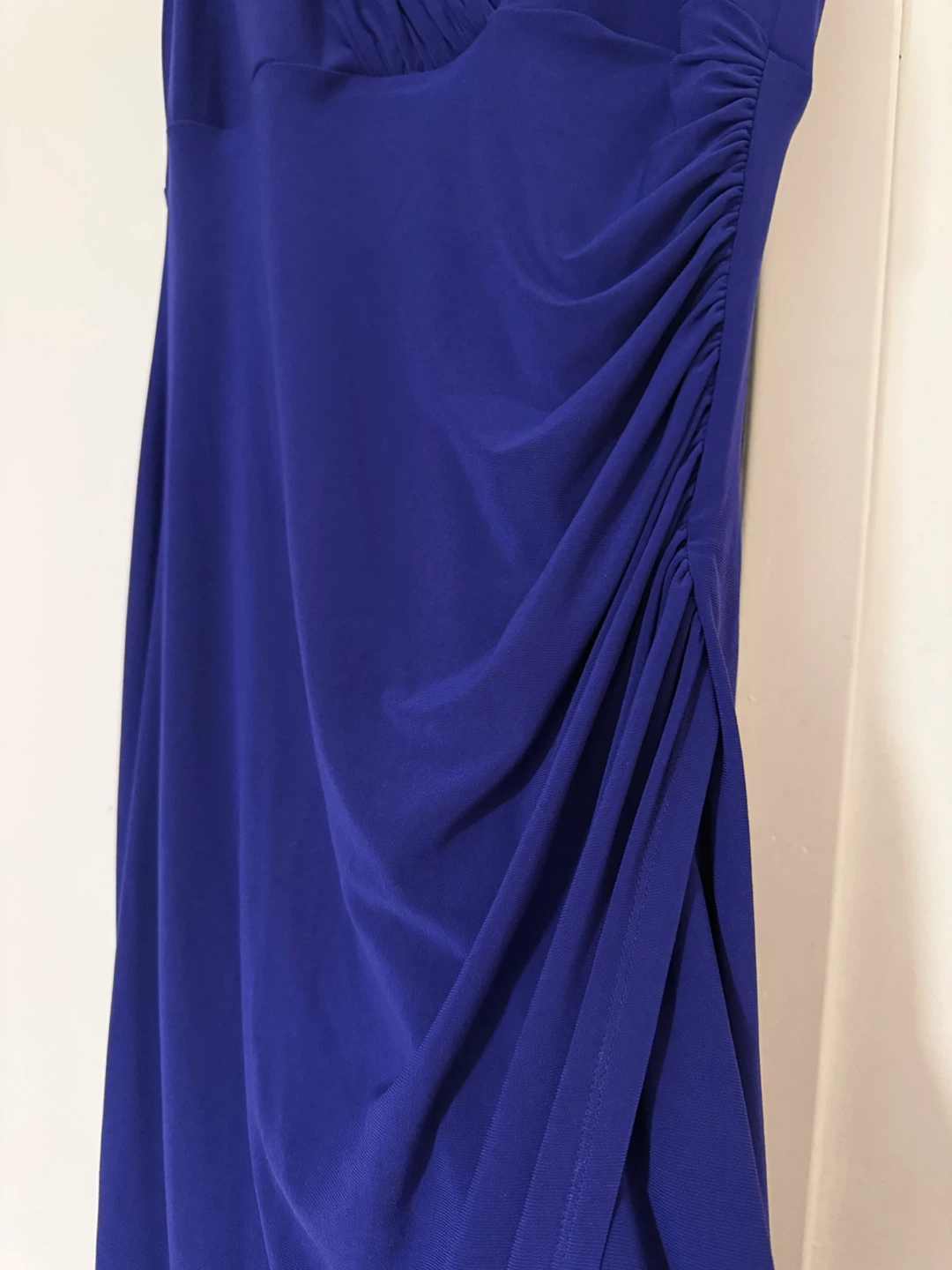 Ralph Lauren Women's Blue Ruched Sheath Dress Size 8 - photo 4