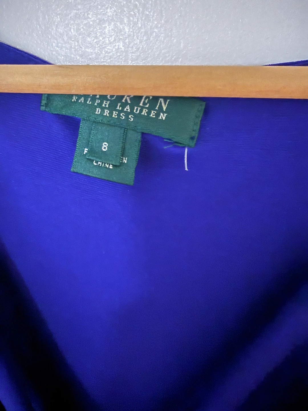 Ralph Lauren Women's Blue Ruched Sheath Dress Size 8 - photo 3