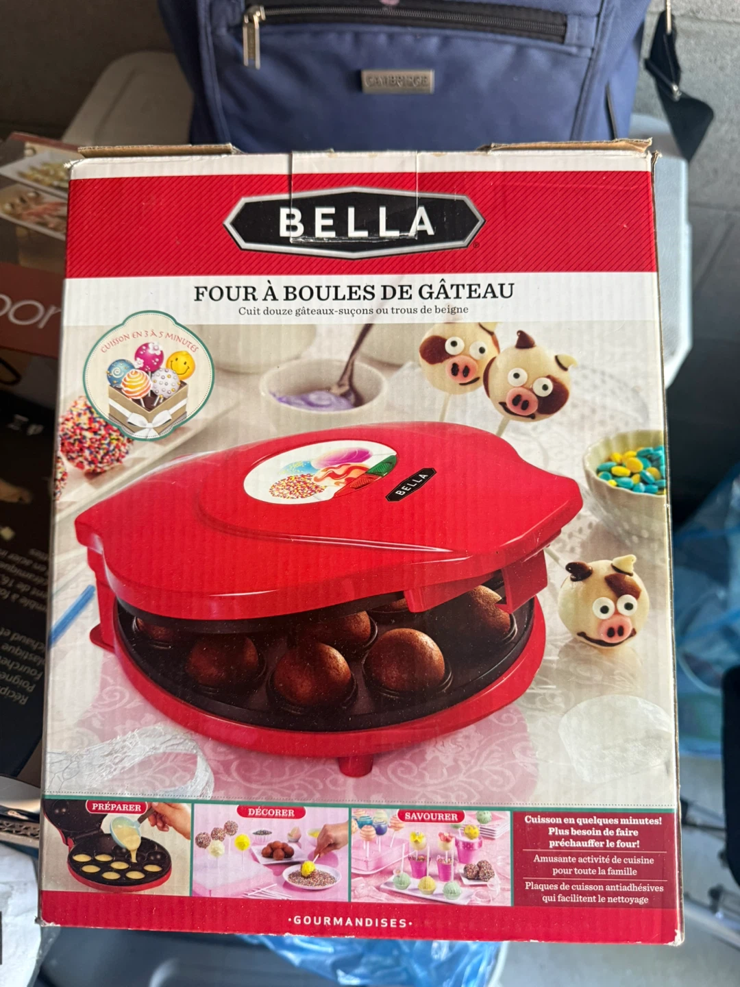 BELLA Four à Boules de Gâteau Cake Pop Maker