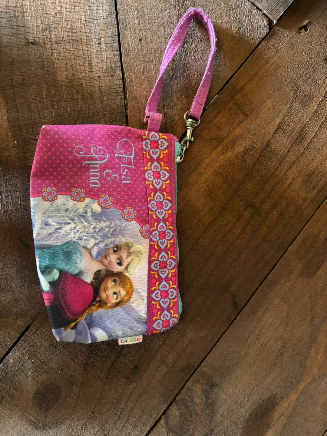 Disney Frozen Elsa & Anna Wristlet Pouch