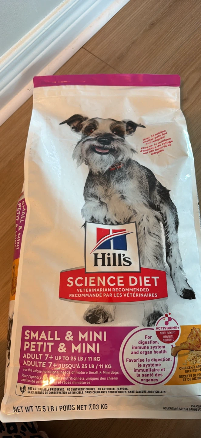 Hill's Science Diet Small & Mini Adult Dog Food 15.5 lb