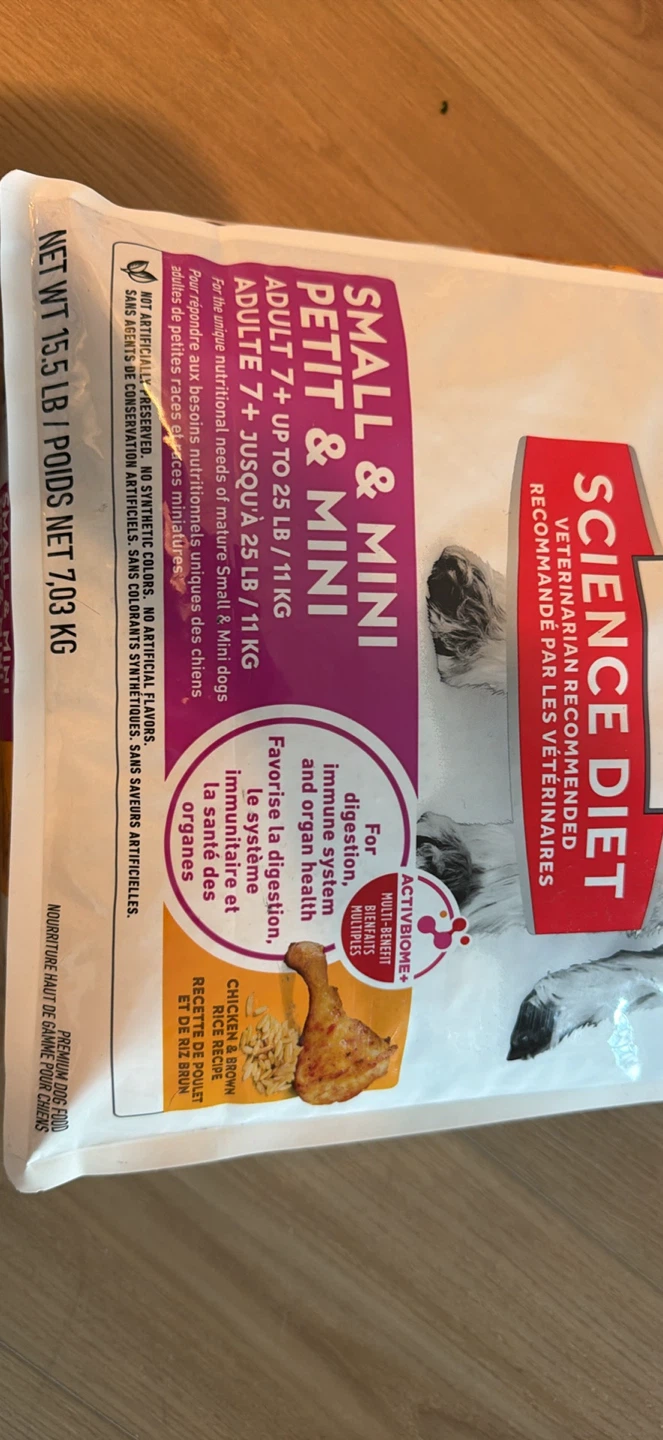 Hill's Science Diet Small & Mini Adult Dog Food 15.5 lb - photo 2