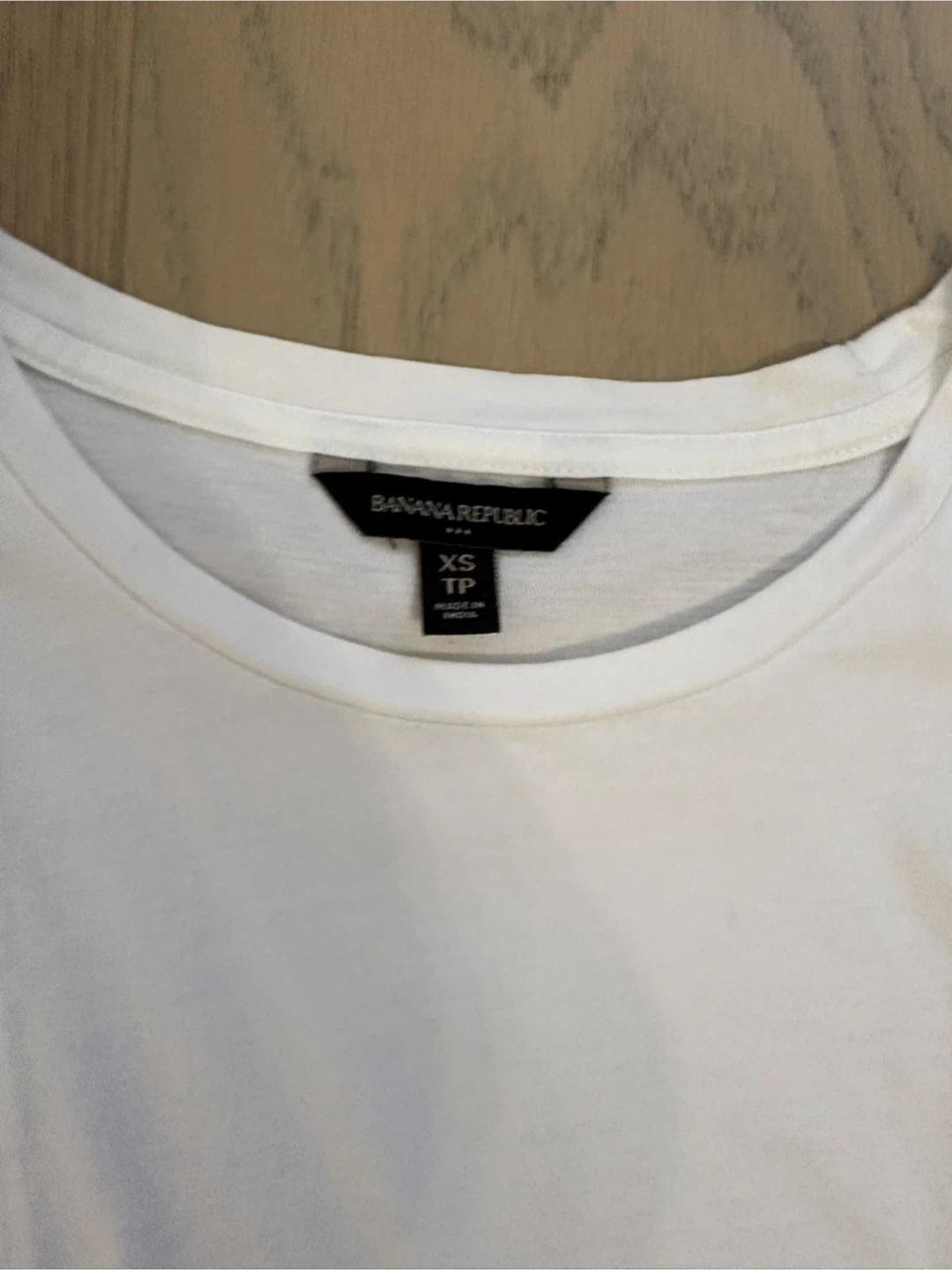 Banana Republic White Eyelet Trim Shirt - size XS - photo 2