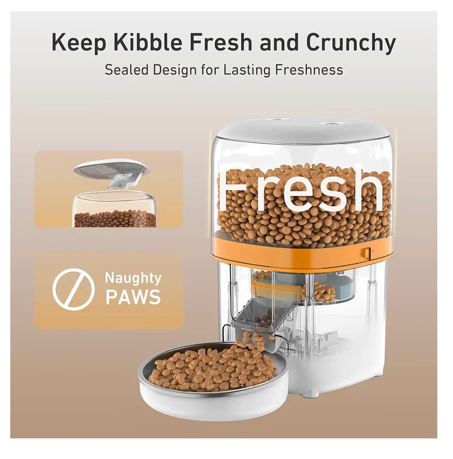 YUPOSL Automatic Cat Feeder 3L White C3L - photo 4