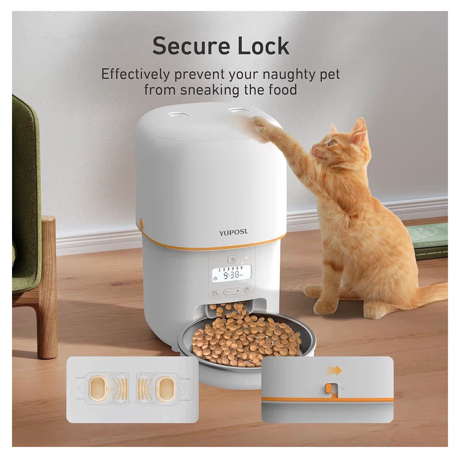 YUPOSL Automatic Cat Feeder 3L White C3L - photo 5