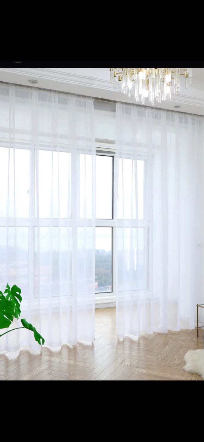 White Sheer Curtains