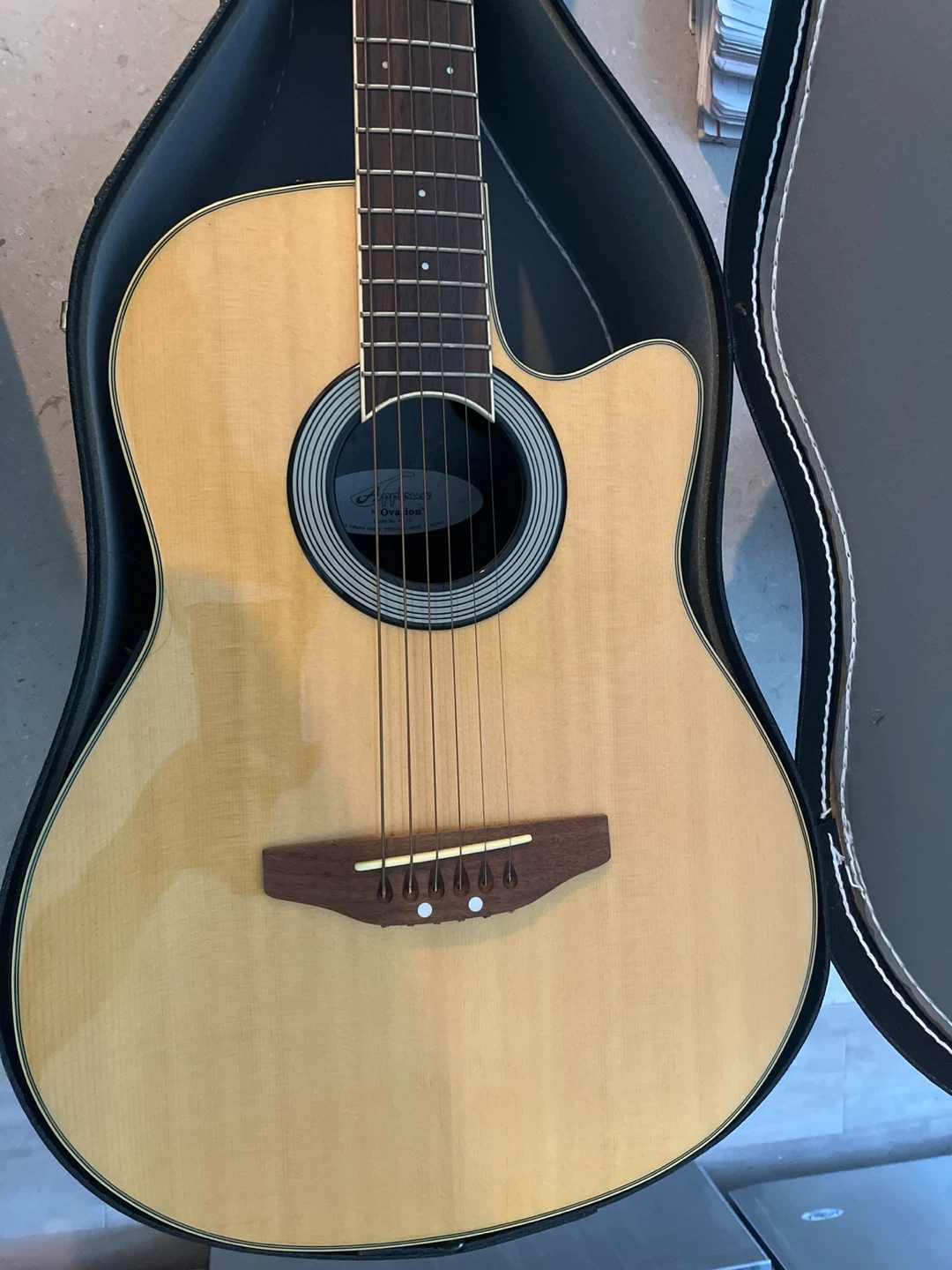 Ovation Acoustic Electric Guitar