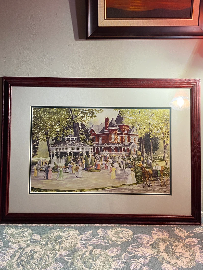 “Victorian Garden Party” by Charles Wysocki