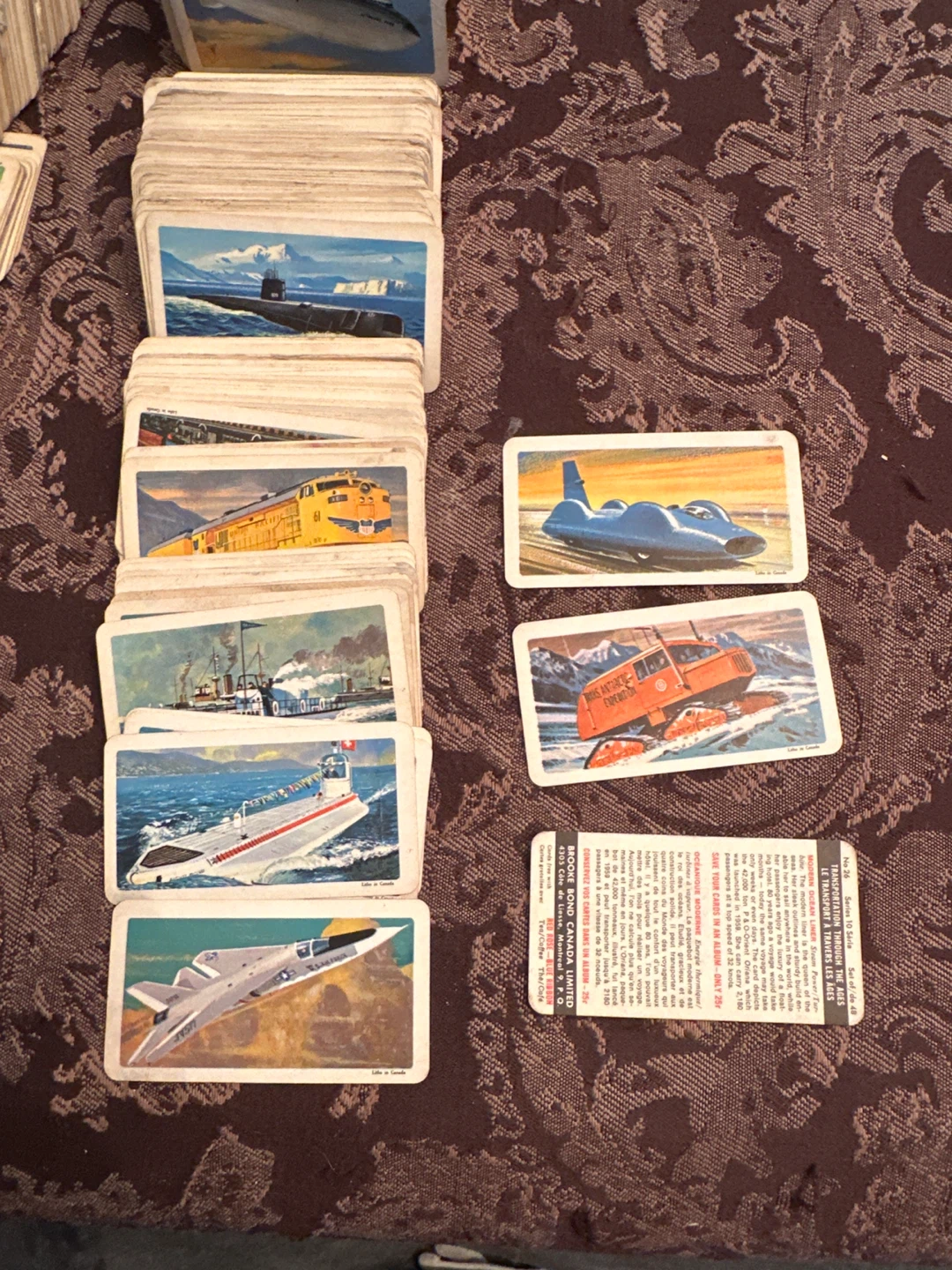 Tea cards Brooke Bond company assorted sets
