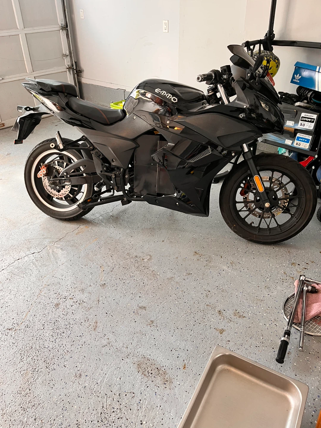 Black Emmo E-Bike Sport Motorcycle - photo 3