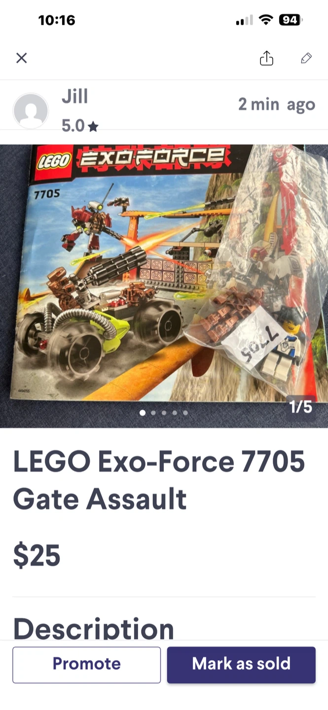 LEGO Exo-Force 7705 Gate Assault Set