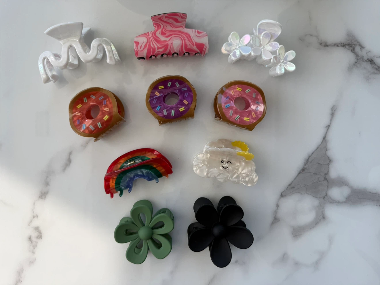 10 claw clip bundle