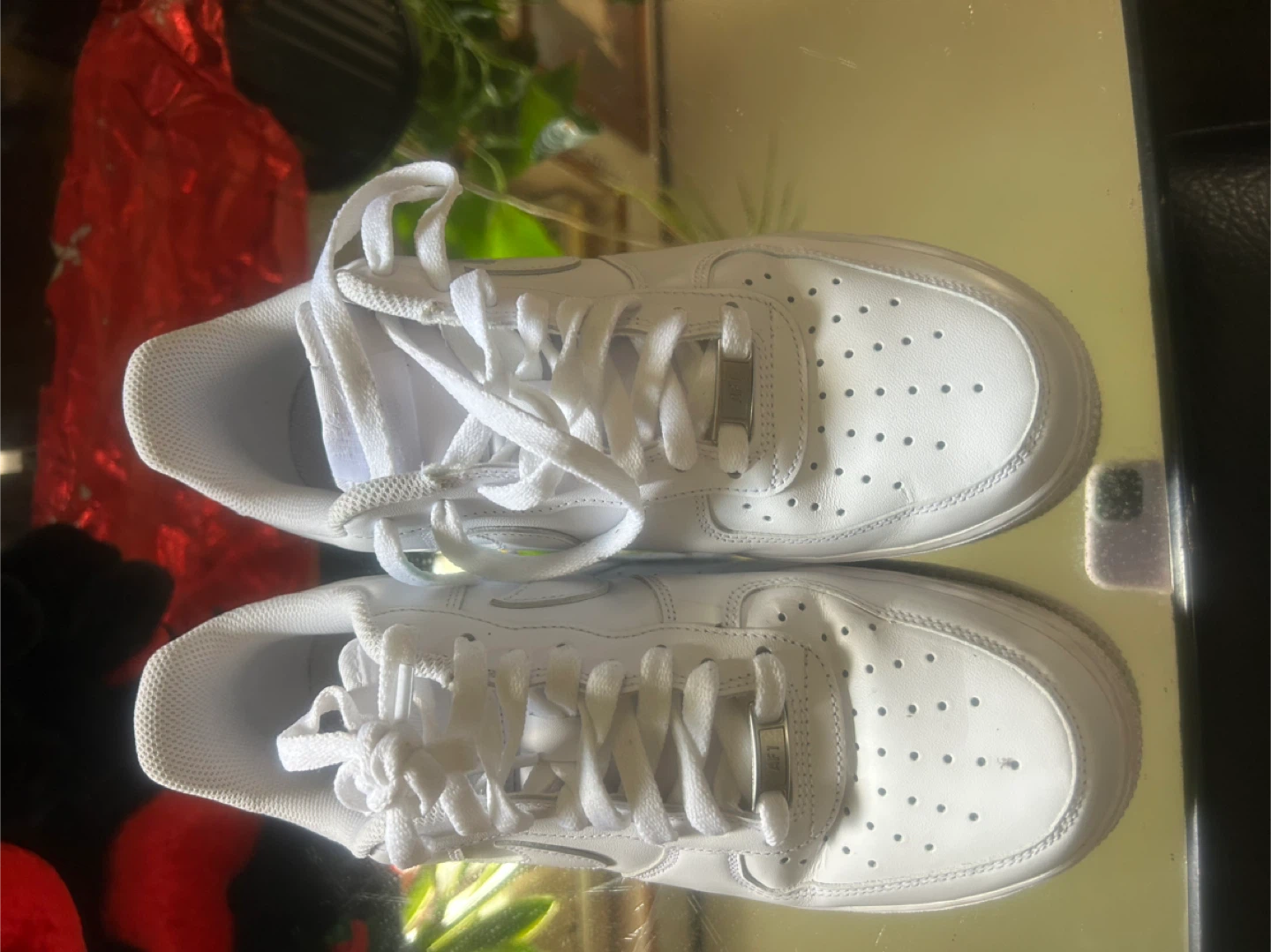 Nike Air Force 1 White Men's Size 9 - photo 2