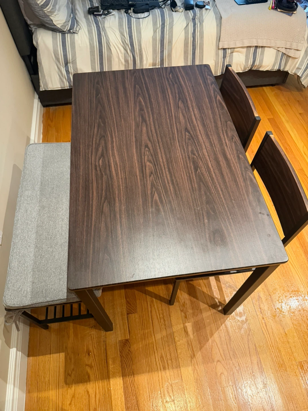 Dining Table Set with 2 Chairs and Bench - photo 3