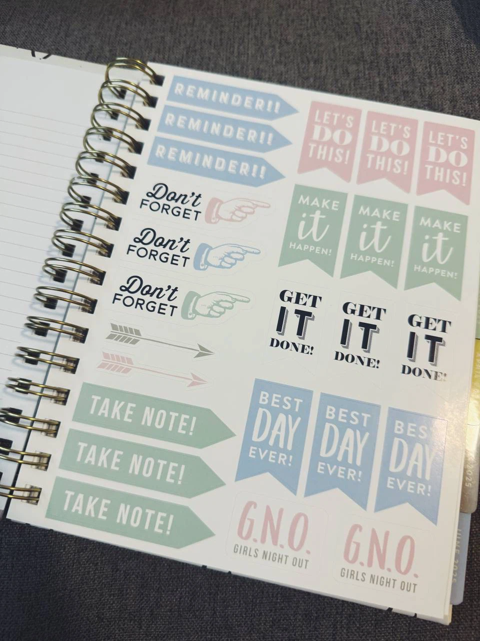 2025 Planner with Stickers – New - photo 5