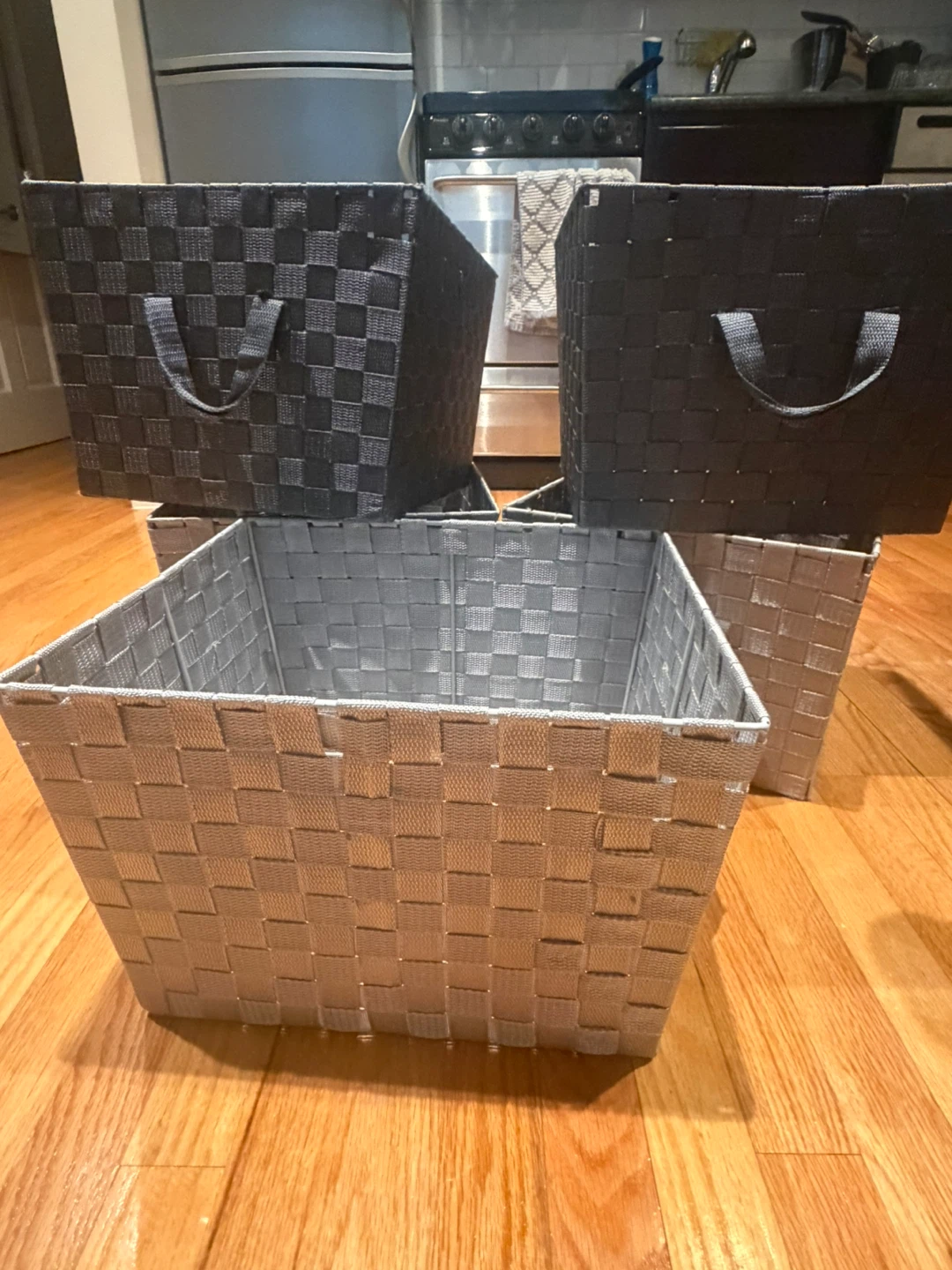 3 Storage Bins with Handles for 24 usd - photo 3