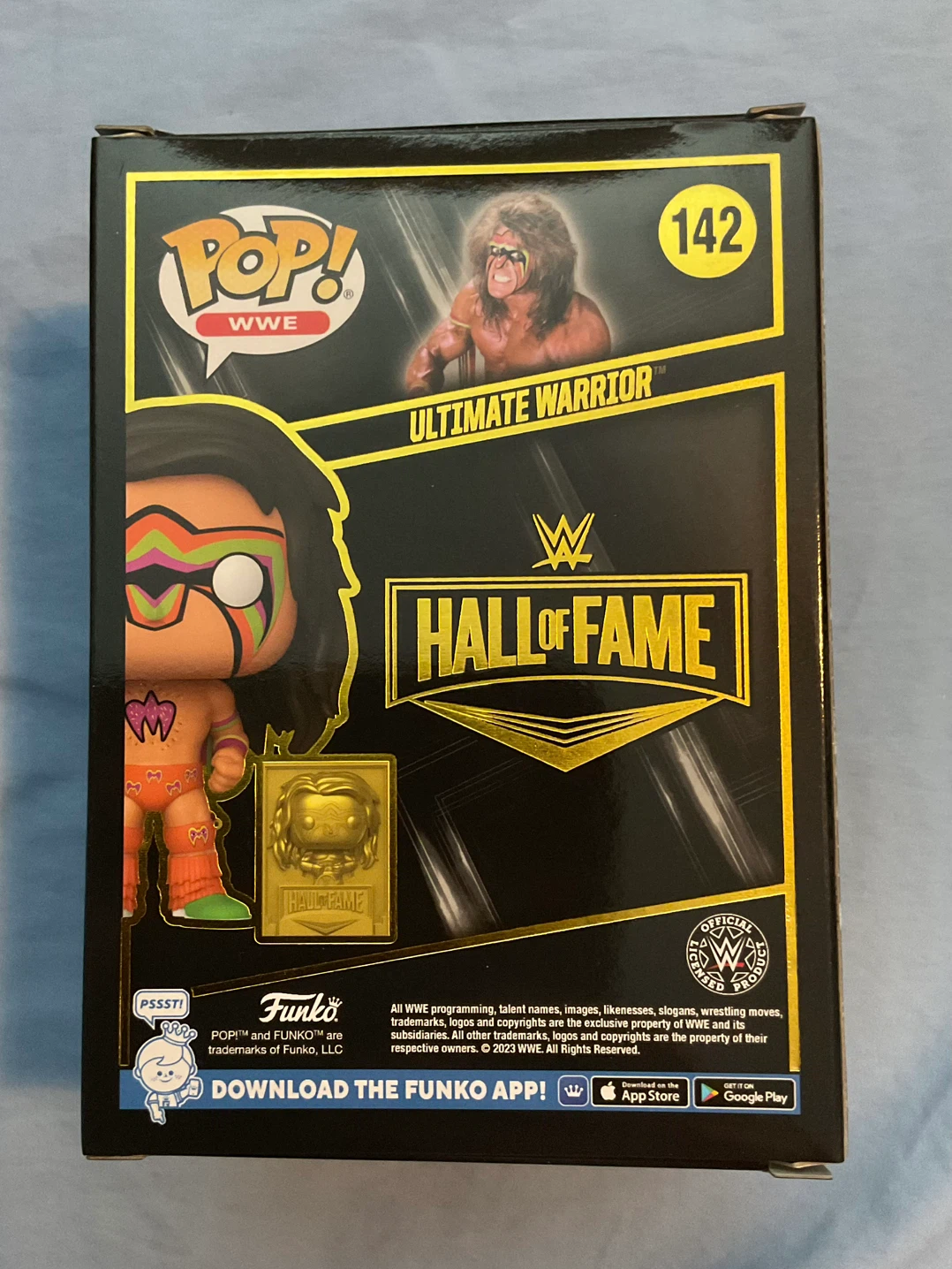 Funko Pop! Ultimate Warrior WWE Hall of Fame GameStop Exclusive - photo 2
