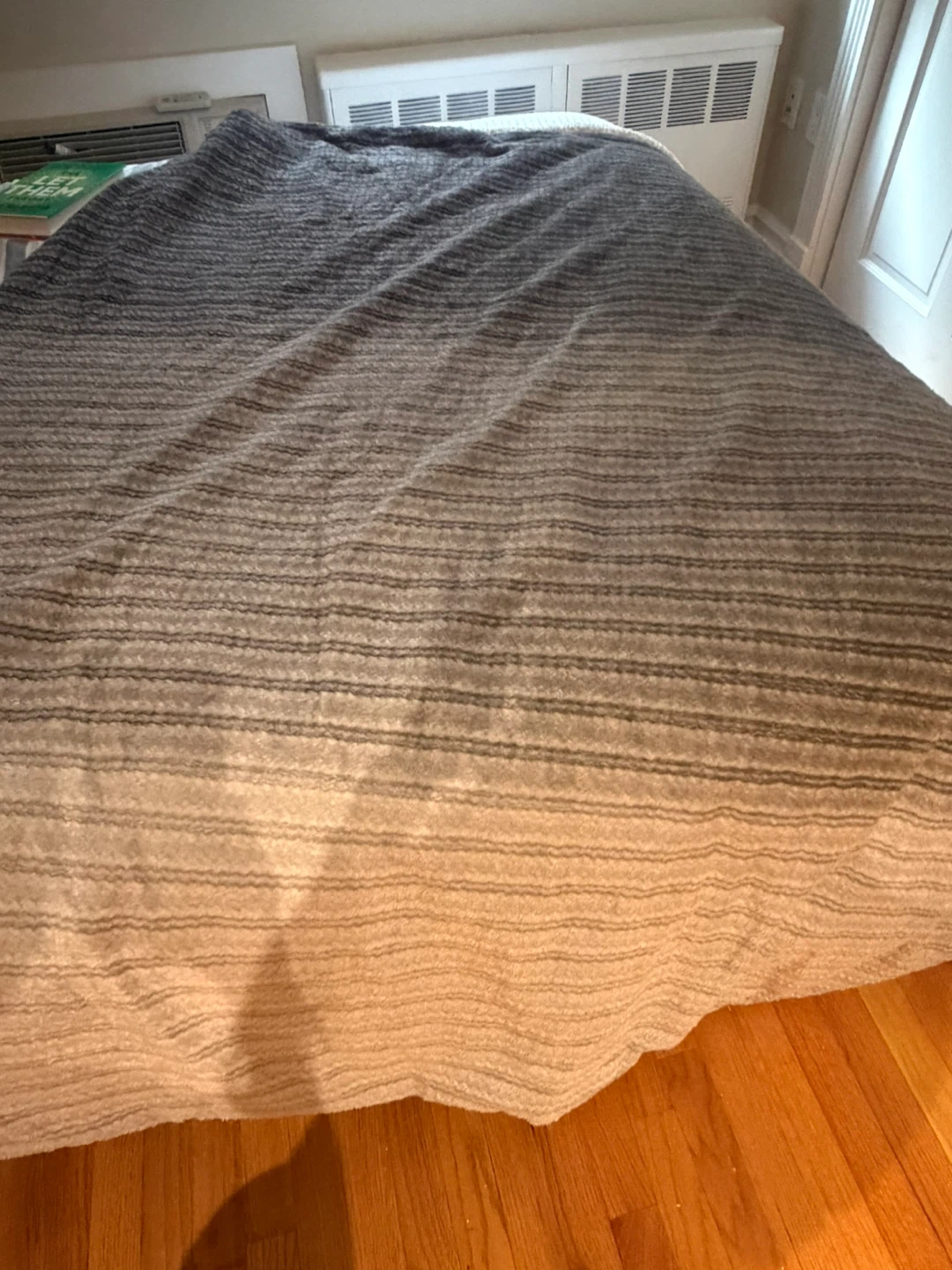 Cozy Thyme Sherpa Throw Blanket