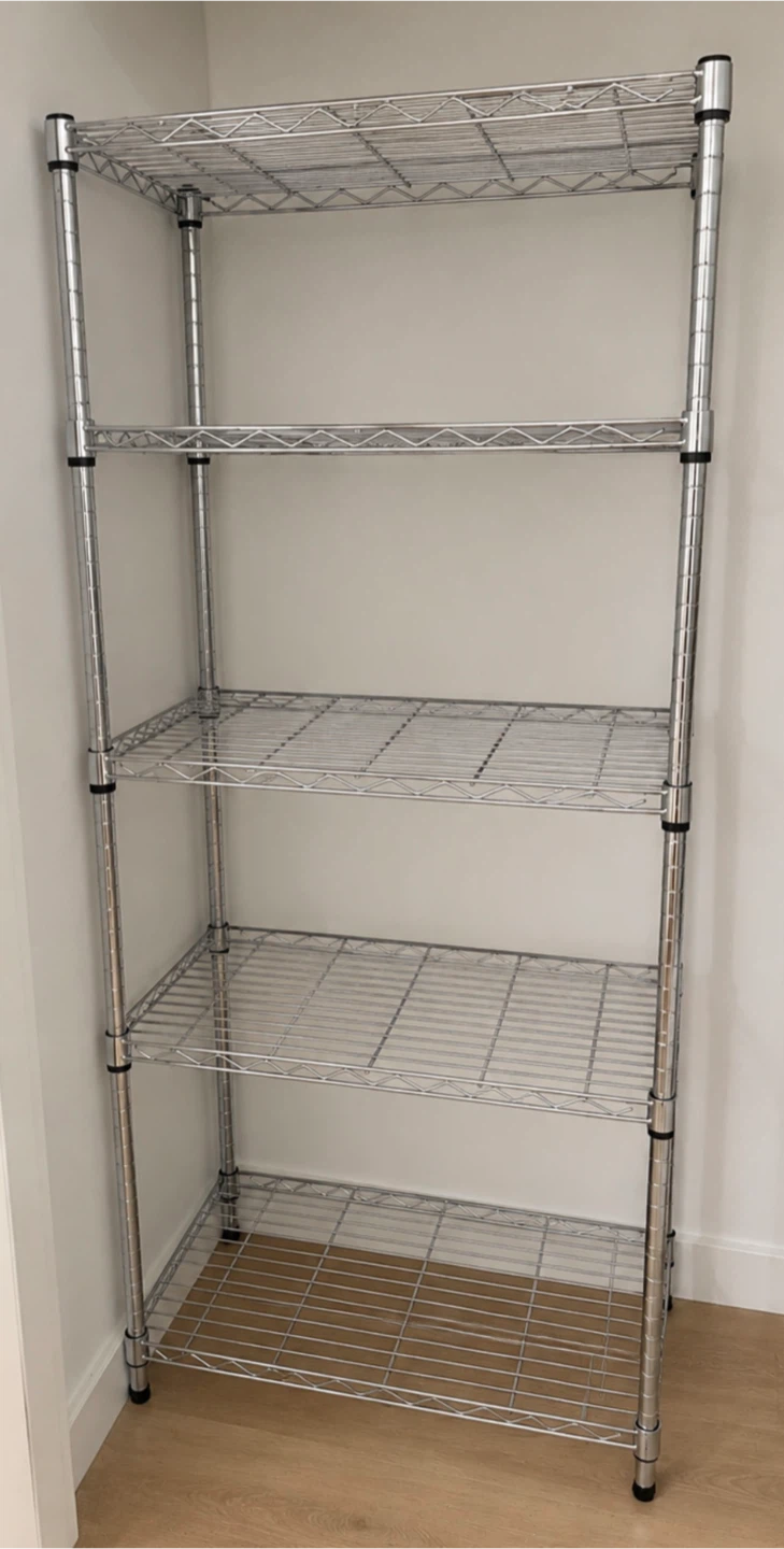 5-Shelf Wire Shelving Unit
