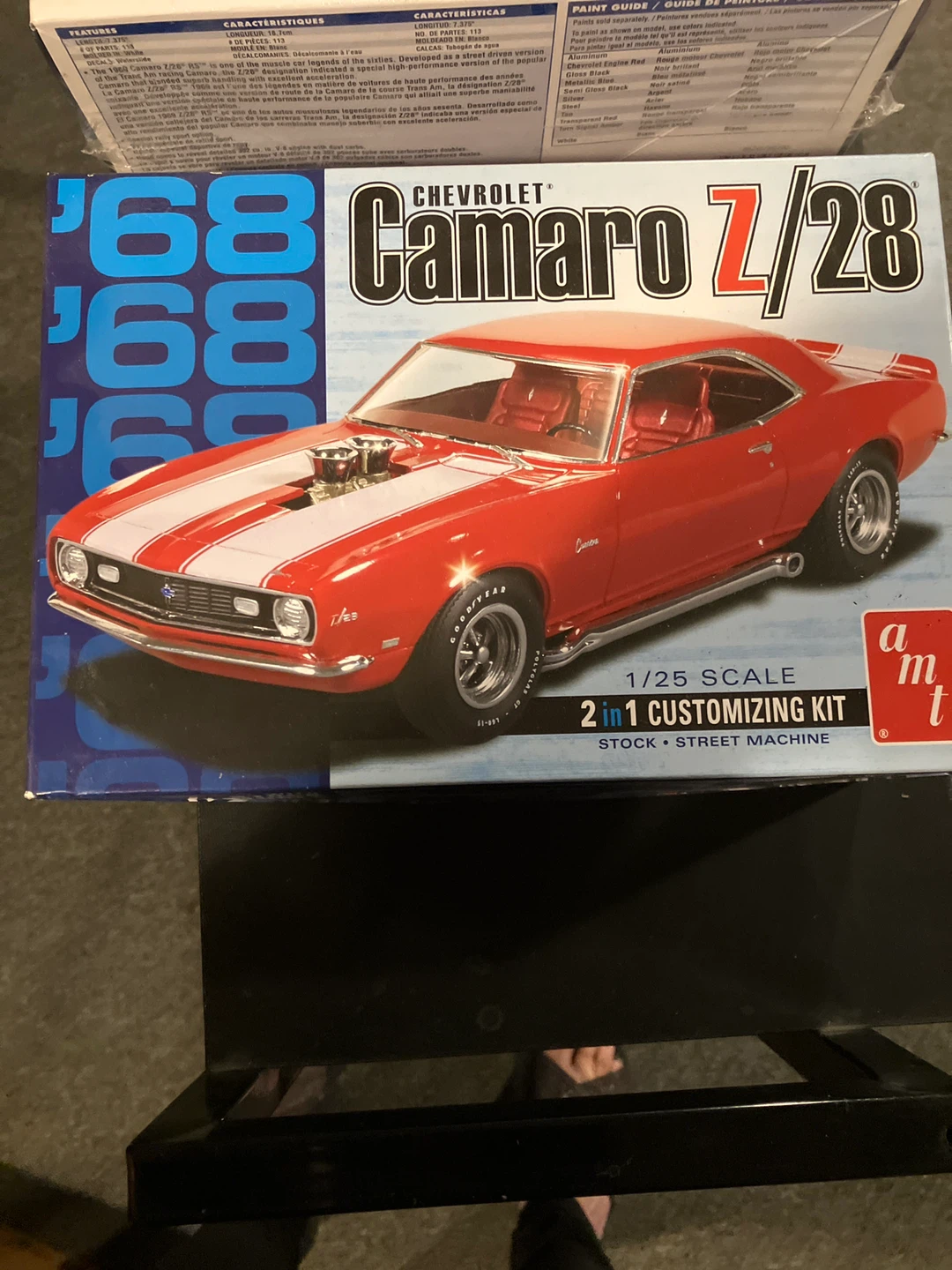 Revell '69 Camaro Z/28 RS 1/25 Scale Model Kit - photo 2