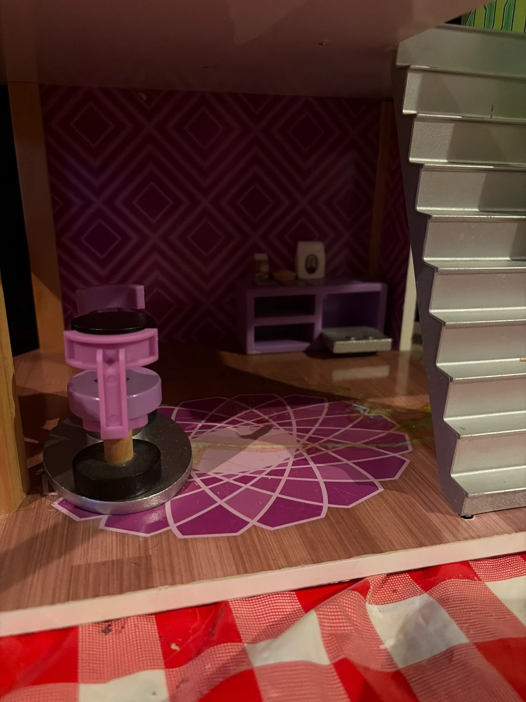 Wooden Dollhouse with Furniture - photo 2