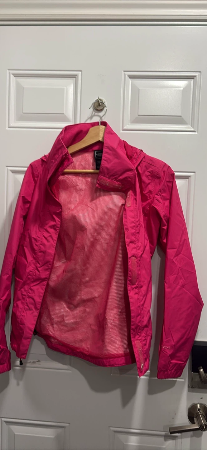 Women north face rain jacket size Xs