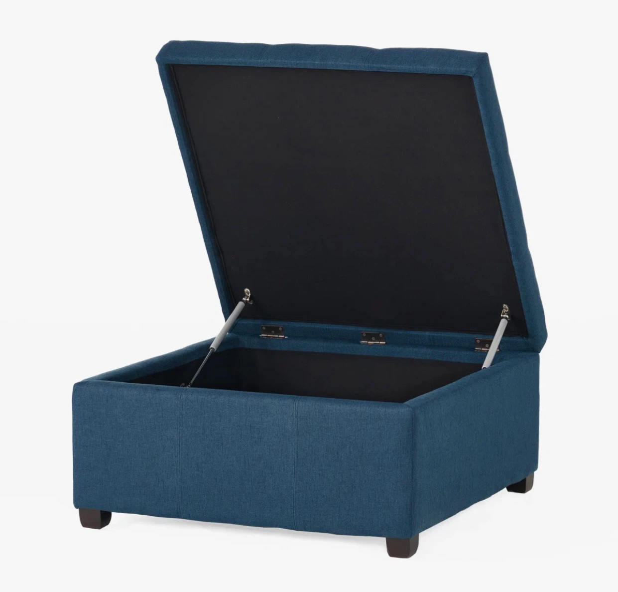 Upholstered Ottoman-Dark Blue - photo 3