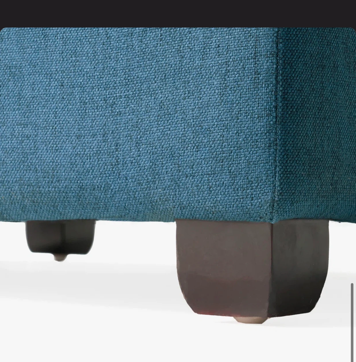 Upholstered Ottoman-Dark Blue - photo 5