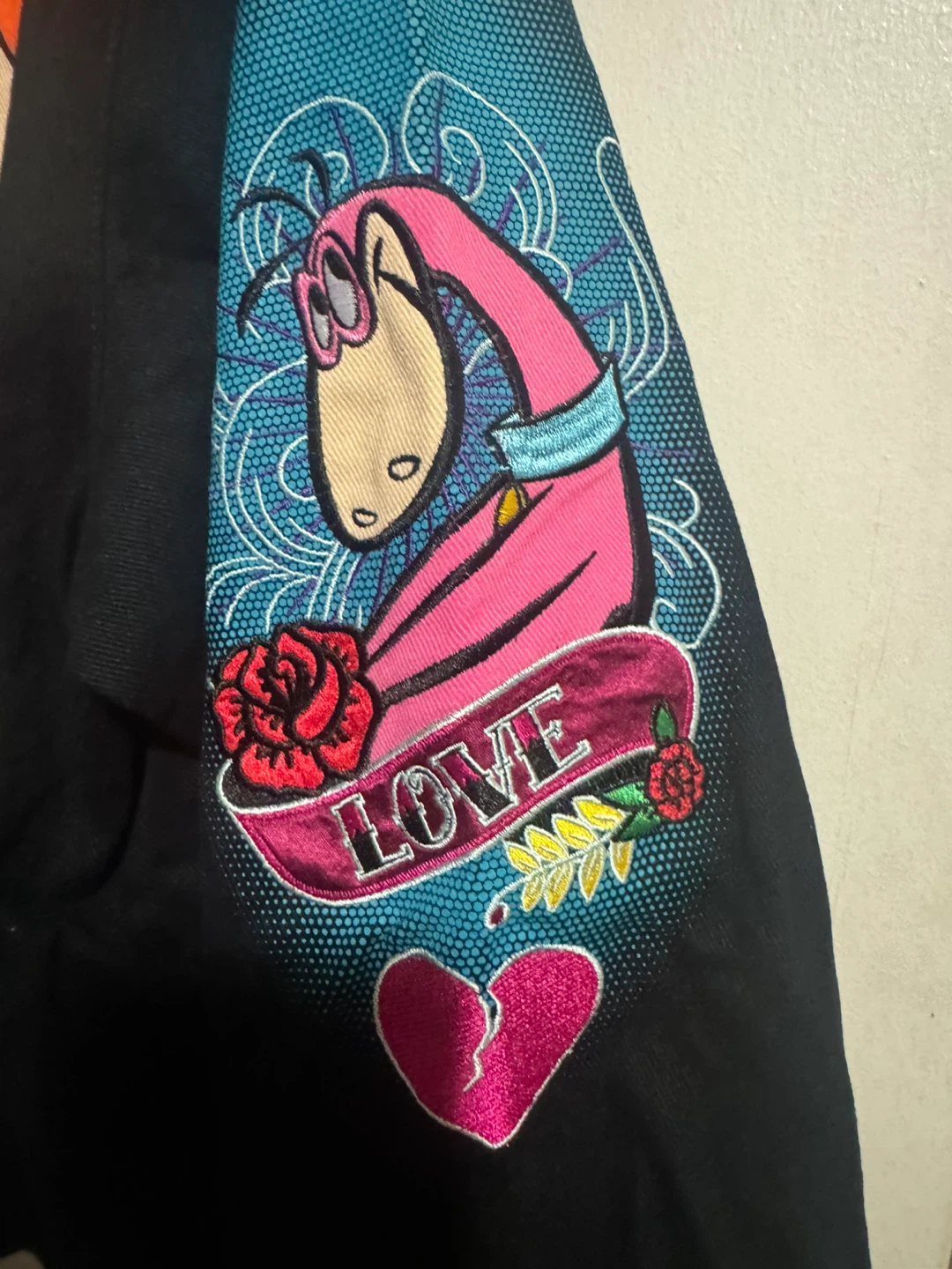 Black Jacket with The Flintstones Cartoon Graphic - photo 5