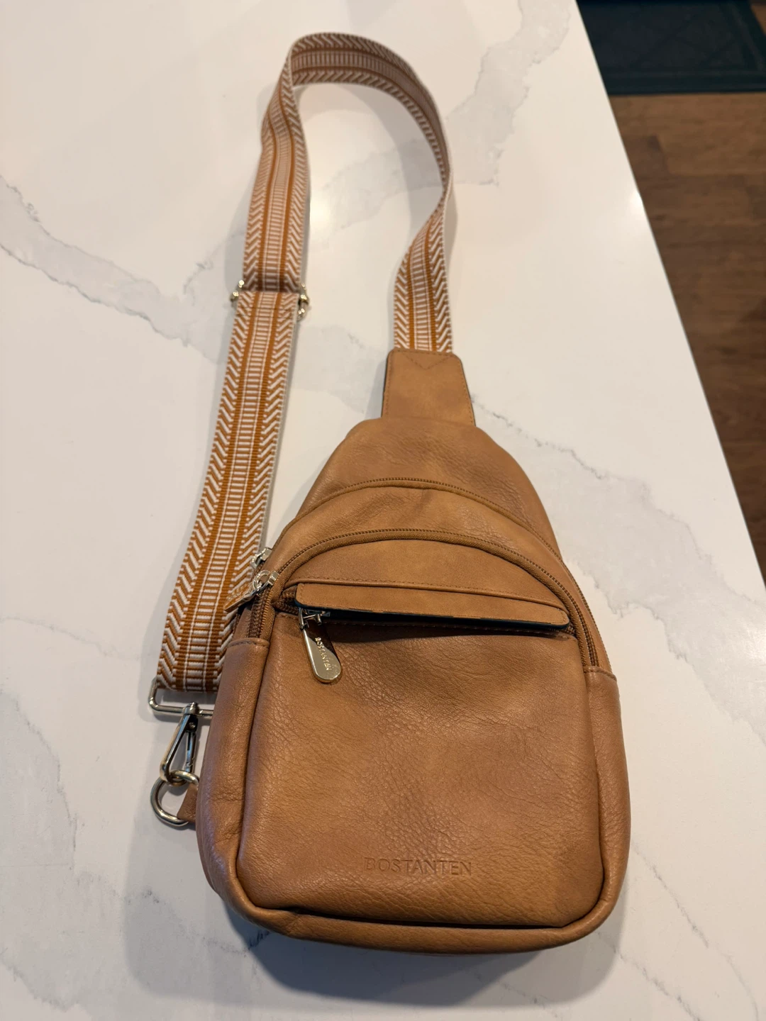 BOSTANTEN Brown Sling Bag