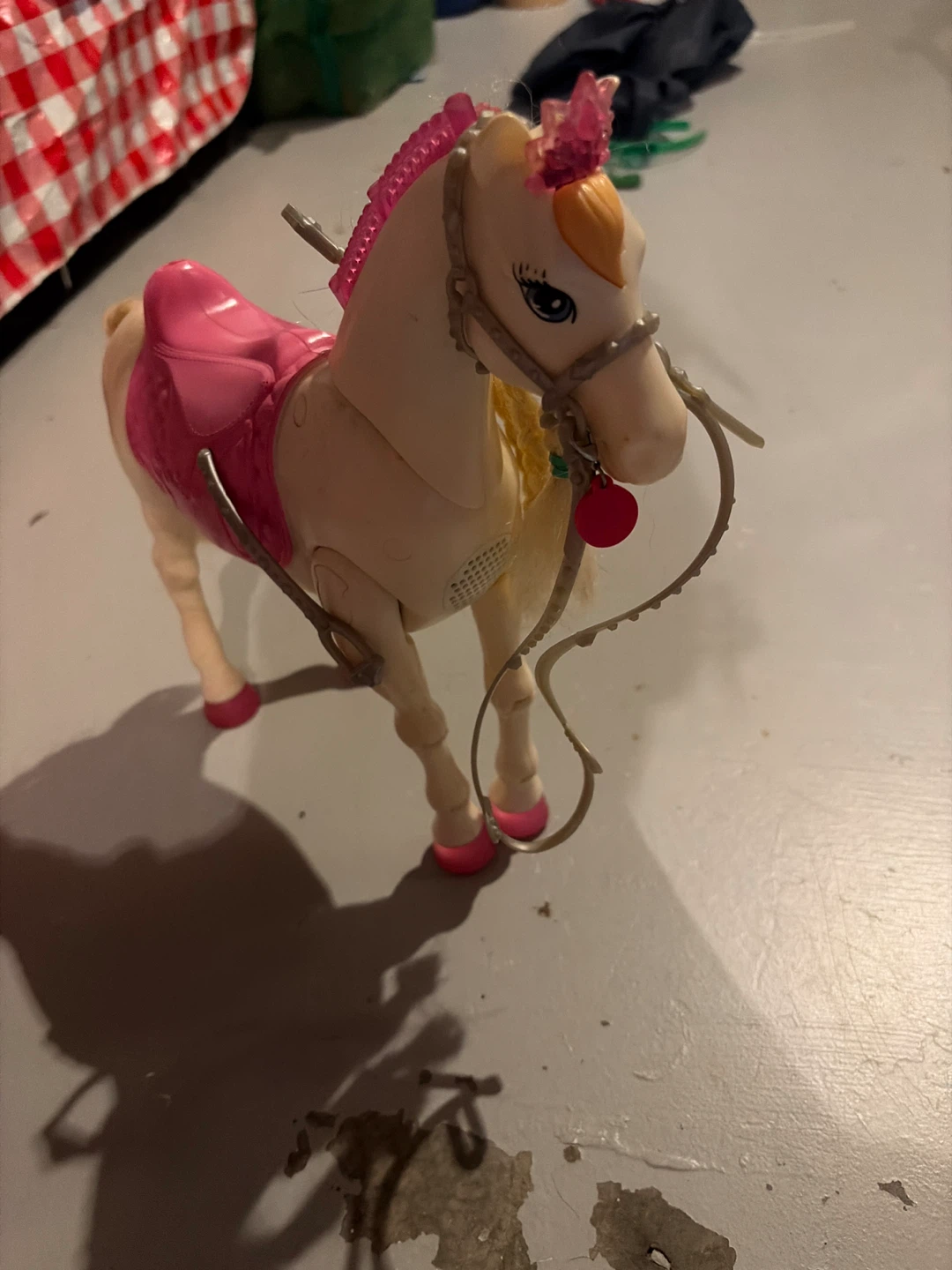 Barbie horse lights up and moves - photo 3