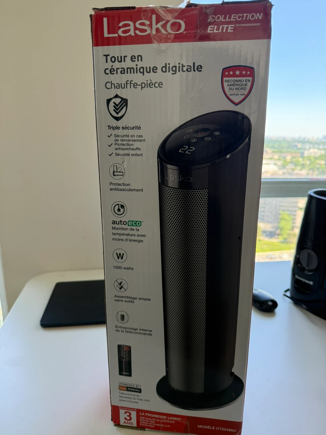 Lasko Digital Ceramic Tower Full Room Heater