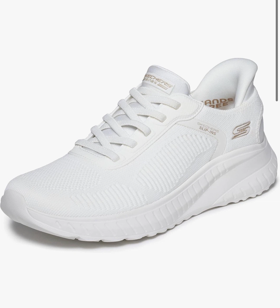 Skechers Hands Free Slip-ins Women's White Sneakers